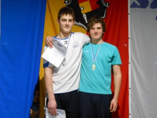 Andreas Rein (li.) und Lars Grundheber bei der Siegerehrung